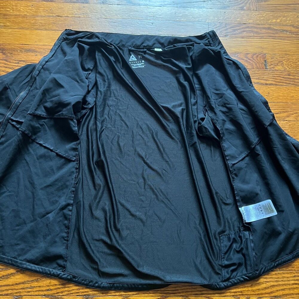Reebok Speedwick Lightweight Full Zip Jacket Black Men's Size M Running Training - Picture 10 of 10